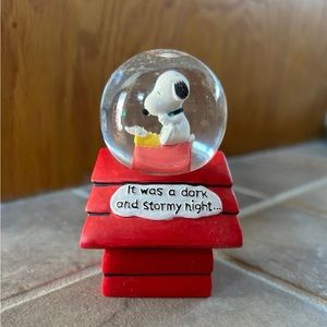 Snoopy World’s Greatest Author Snowglobe